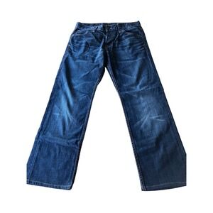 Hudson Denim Barton Flap Pocket Relaxed Straight Button Fly Jeans Mens Size‎ 32